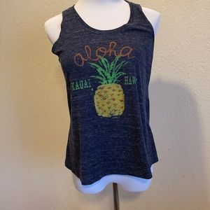 Blue 84 Kauai Hawaii tank with tulip back